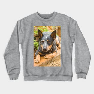 ela blue Crewneck Sweatshirt